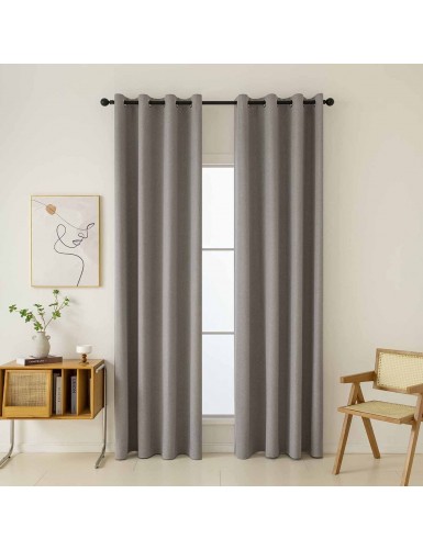 Beauty Home Κουρτίνα Full Blackout σκίασης με 8 κρίκους Total Art 8446 140x270 Αμέθυστος