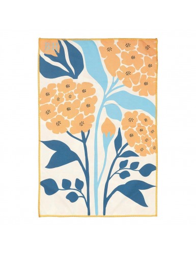 Beauty Home Πετσέτα κουζίνας διπλής όψης Microfiber Art 8658 40x60 Μπλε,Κίτρινο