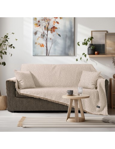 Beauty Home Ριχτάρι Μονοθέσιο Amos Art 8717 170x170 Μπεζ