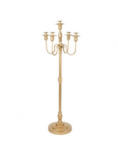 Beauty Home Κηροπήγιο μεταλλικό Prestige – Χρυσό 45 x 1,22 m