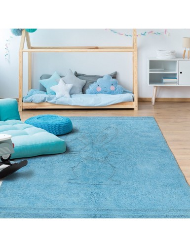 Beauty Home Χαλί βαμβακερό Cottony Art 9551 Σιέλ
