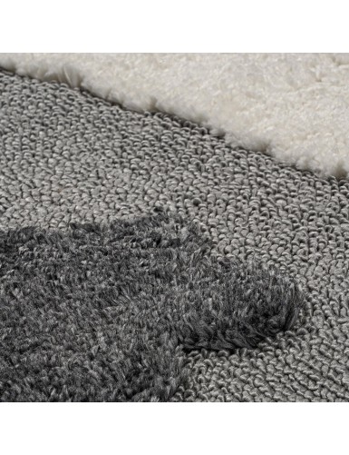 Beauty Home Χαλί Loop Art 9557 133x190 Grey White Γκρι Λευκό