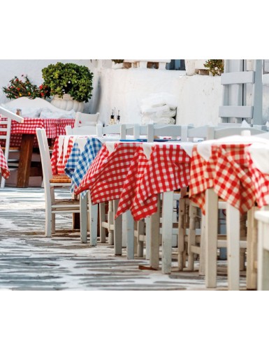 Beauty Home Επαγγελματικό τραπεζομάντηλο Checks Art Ε8013 Πράσινο 100x100
