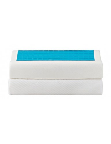 Beauty Home Μαξιλάρι ύπνου Gel Memory Foam Art 4028 Μέτριο 58x38x12 Λευκό