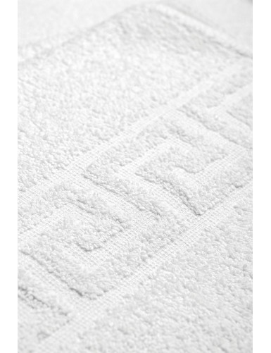 Beauty Home Πετσέτα Μπάνιου Ξενοδοχείου Gentle 500gsm Greek Border Art Ε3009 100% Cotton 70x140 Λευκό