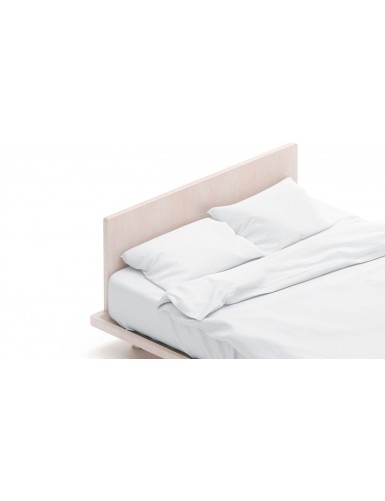 Beauty Home Σεντόνι Ξενοδοχείου King size Lucid Art Ε1037 Percale CVC 80%Cot-20%Pol 300x290 Λευκό