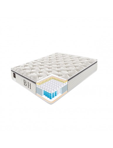 Beauty Home Στρώμα Luxe Διπλό 150x200x36 Λευκό