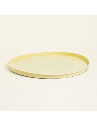 Beauty Home ΔΙΣΚΟΣ ΜΕΤΑΛΛΙΚΟΣ ΑΝΑΓΛΥΦΟΣ ΚΙΤΡΙΝΟΣ 60 CM