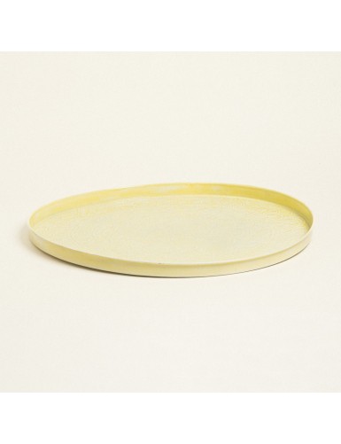Beauty Home ΔΙΣΚΟΣ ΜΕΤΑΛΛΙΚΟΣ ΑΝΑΓΛΥΦΟΣ ΚΙΤΡΙΝΟΣ 60 CM