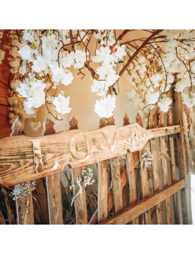Beauty Home ΑΥΤΟΚΟΛΛΗΤΑ ΧΡΥΣΟ LOVE 15 CM