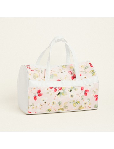 Beauty Home ΣΑΚ ΒΟΥΑΓΙΑΖ 45x30x30cm ΠΟΠΛΙΝΑ ΦΡΑΟΥΛΕΣ ΚΑΙ ΑΝΘΗ