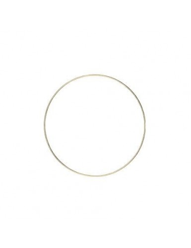 Beauty Home ΜΕΤΑΛΛΙΚΟΣ ΚΥΚΛΟΣ ΧΡΥΣΟΣ 20 CM