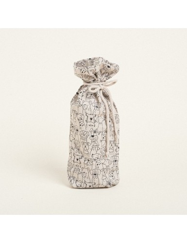 Beauty Home ΜΠΟΥΚΑΛΟΘΗΚΗ ΜΕ ΚΟΡΔΟΝΙ 33 x 15 cm ΠΕΡΙΓΡΑΜΜΑ ΣΚΥΛΑΚΙΑ