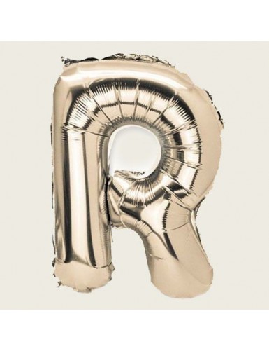 Beauty Home ΜΠΑΛΟΝΙ ΓΡΑΜΜΑ “R” 36cm ΧΡΥΣΟ