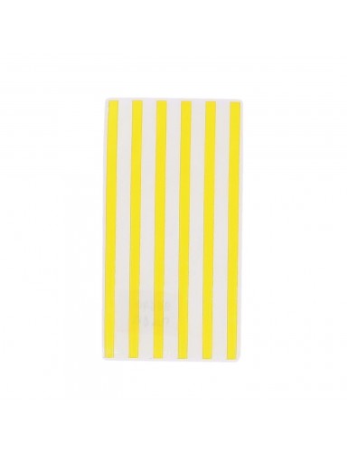 Beauty Home 10 Σακούλες με Κίτρινες Ρίγες 8,5x16cm – Κατάλληλες για Τρόφιμα