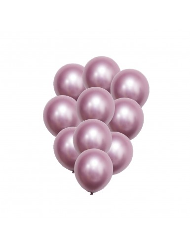 Beauty Home 10 Μπαλόνια Μεταλλικό Σάπιο Μήλο Ø30cm
