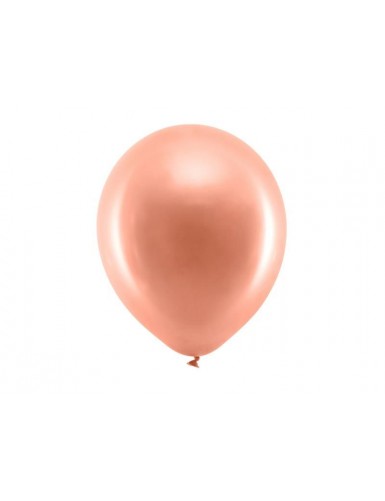 Beauty Home ΜΠΑΛΟΝΙΑ ΡΟΖ ΧΡΥΣΟ 30 CM 10 TEM