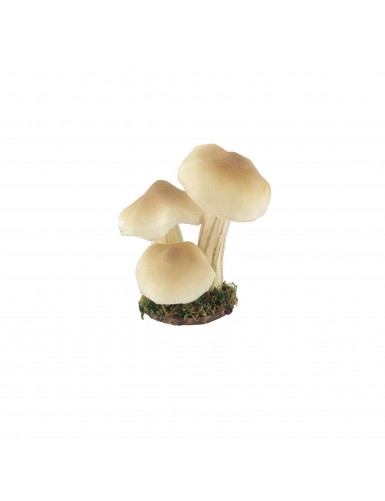Beauty Home 3 μανιτάρια σε βάση με βρύα Ø7 x 14 cm