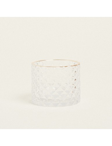 Beauty Home ΚΗΡΟΠΗΓΙΟ ΑΝΑΓΛΥΦΟ ΜΕ ΧΡΥΣΟ ΣΤΟΜΙΟ Ø7×5,5cm