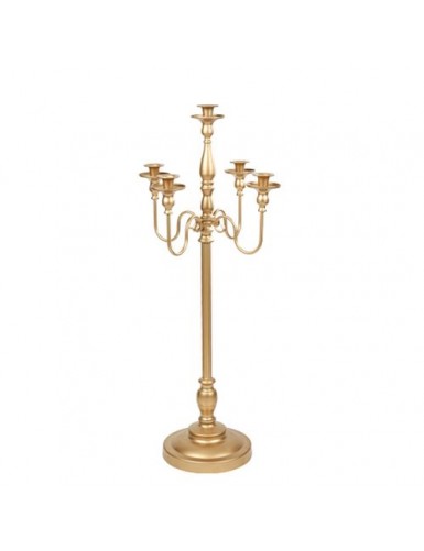 Beauty Home Κηροπήγιο μεταλλικό Prestige – Χρυσό 40 x 90 cm