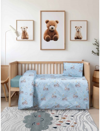 Βρεφικό Σετ Σεντόνια BEARLY MADI
