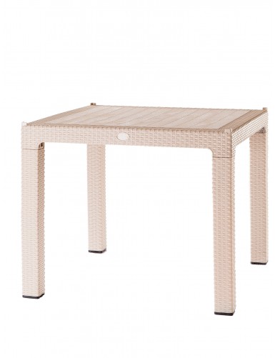 Τραπέζι Rattan BREEZE BEIGE MADI