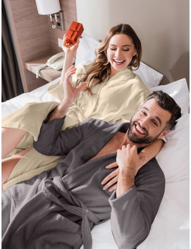 Μπουρνούζι με κουκούλα CHAMPAGNE MADI