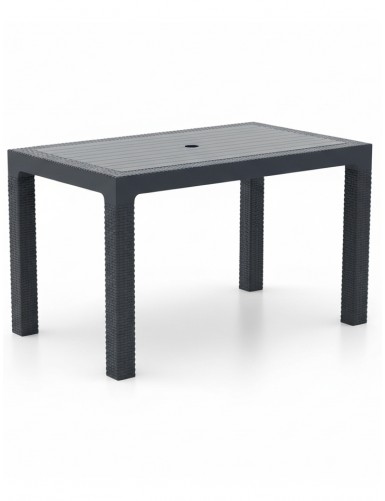 Τραπέζι Rattan OASIS ANTHRACITE MADI