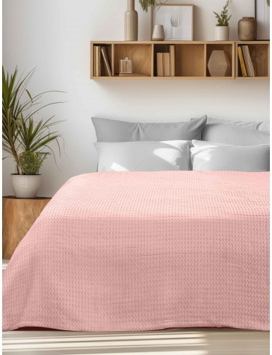 Κουβέρτα Πικέ PIKONA PINK MADI