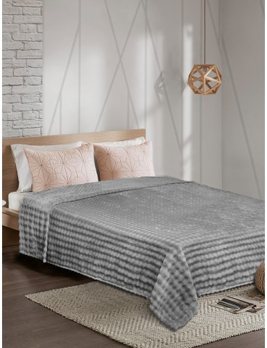 Κουβέρτα Fleece PUFFELLA GREY MADI