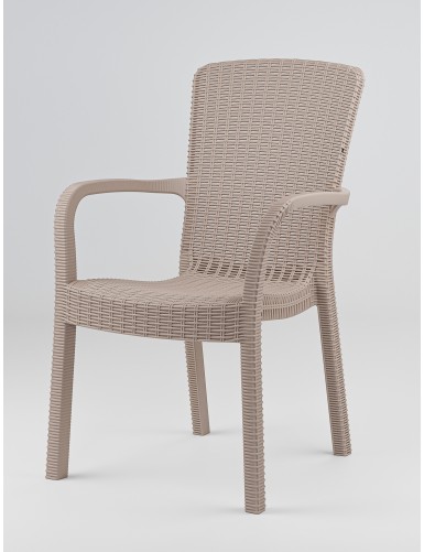 Καρέκλα Rattan SIERRA BEIGE MADI