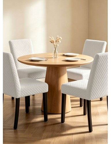 Ελαστικά καλύμματα τραπεζαρίας ZENTRA BEIGE MADI