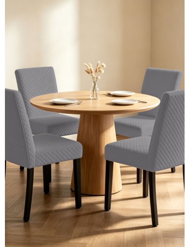 Ελαστικά καλύμματα τραπεζαρίας ZENTRA GREY MADI