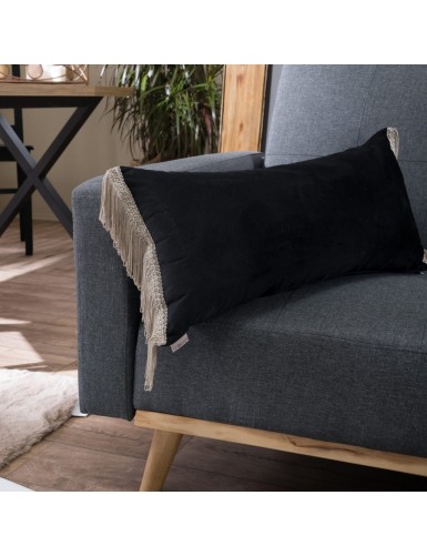 Μαξιλαροθήκη Velvet 06 Με Κρόσι (30x60cm) TEORAN